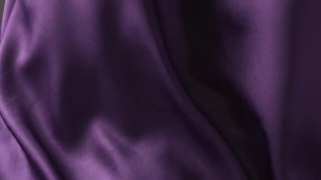 Purple Fabric Folds Texture.