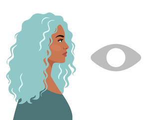 Diverse women portraits in profile. Multicultural female characters with different hairstyles and identities. Women diversity and representation concept. Modern flat vector illustration. © Pancake