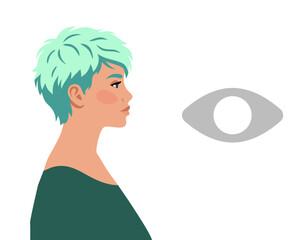 Diverse women portraits in profile. Multicultural female characters with different hairstyles and identities. Women diversity and representation concept. Modern flat vector illustration. © Pancake