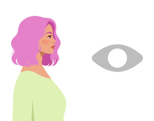 Diverse women portraits in profile. Multicultural female characters with different hairstyles and identities. Women diversity and representation concept. Modern flat vector illustration. © Pancake