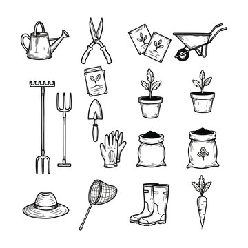 an gardening illustration equiqment
