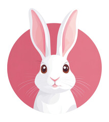 Fototapeta premium PNG Easter rabbit illustration background animal.