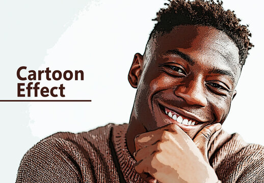 Clean Vector Cartoon Photo Effect