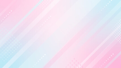 Fototapeta na wymiar ポップな春のピンクと水色のグラデーション背景　16:9 