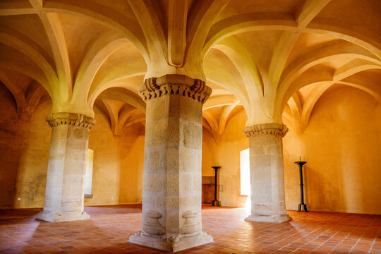 Renaissance castle, Evoramonte ( council of Estremoz), Alentejo, Portugal, Europe