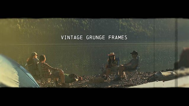 Vintage Grunge Frame Overlays