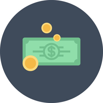 payment methods flat web icon concept