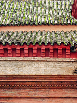 Gothic Mudejar San Juli&aacute;n Church Roof Detail, Corbel Eaves, Seville