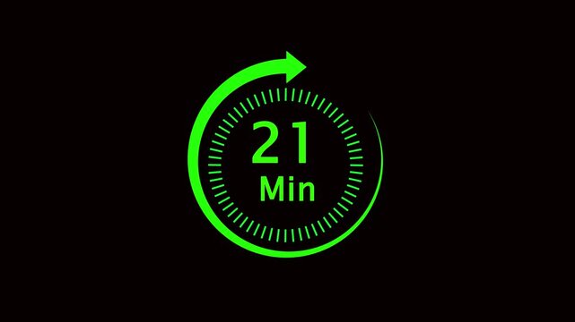 Green arrow circular loading icon with dashes on dark background  loading animation symbol