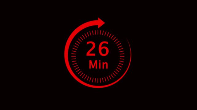 Red circular arrow with dashes loading icon  rotating symbol  progress indicator  circular progress bar  loading animation