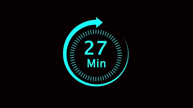 Teal circular arrow graphic with dashes on dark background  modern technology symbol
