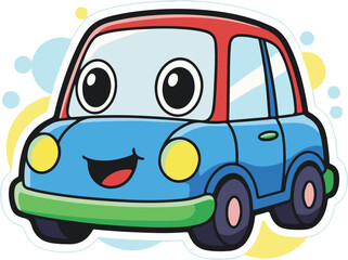 Sleek Modern Car Vector Illustration