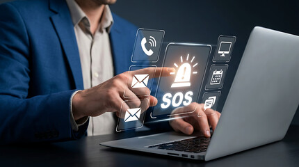 Emergency SOS Alert System Mobile Safety And Emergency Response