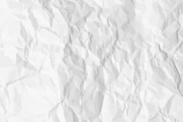 Obraz premium White clean crumpled paper