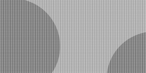 Fototapeta premium Narrow black-white vertical lines. Symmetric geometric ornament. Striped seamless pattern, abstract wallpaper. Digital paper for textile print, page fill. Vector