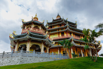 Lien Tinh Temple, Dai Ninh Pagoda Lam Dong Da Lat city, Vietnam.