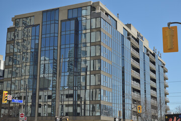 Naklejka premium exterior of Radisson Blu Toronto Downtown, 249 Queens Quay W