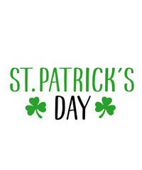 Fototapeta premium St Patricks Day typography design on plain white transparent isolated background for card, shirt, hoodie, sweatshirt, apparel, tag, mug, icon, poster or badge