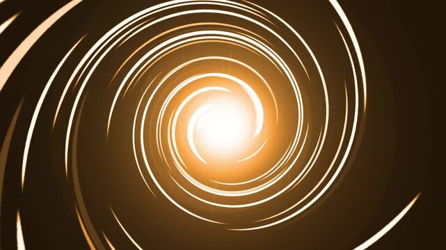 Abstract spiral tunnel with bright center dynamic radial swirls background animation
