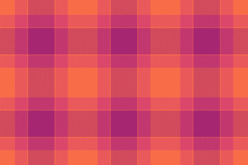 Obraz premium Finish fabric texture textile, gentleman vector background seamless. Infant plaid check tartan pattern in red and pink colors.