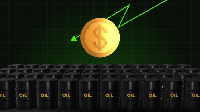 Crude Oil Barrels Price Fall to the Ground