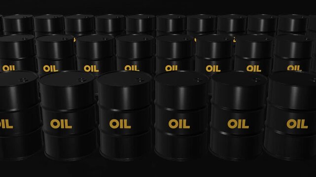 Crude Oil Barrels Production Storage