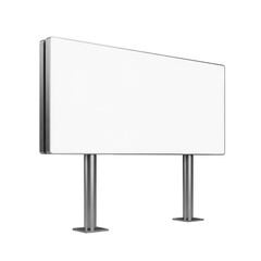 Obraz premium Modern billboard mounted on two supporting poles