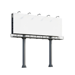 Obraz premium Large billboard structure standing on two supporting poles