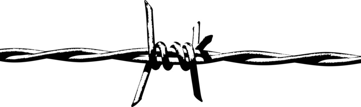 Barbed Wire A Stark Symbol of Boundaries, Containment, and Security