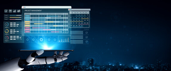 AI assists in creating intelligent project management dashboards that automate tracking, optimize scheduling, and enhance productivity across collaborative digital environments. Parse