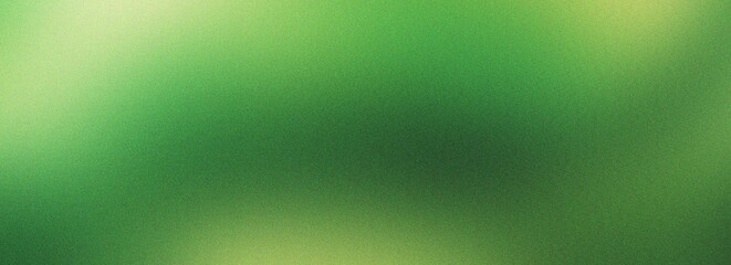 Vibrant green textured gradient background with natural moss and forest tones using grainy noise effect for organic and ecological design projects © visionart