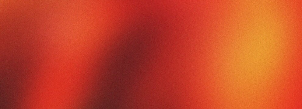 Dramatic red and fiery orange grainy gradient background with deep shadows and intense textured noise for powerful energetic and bold visual concepts