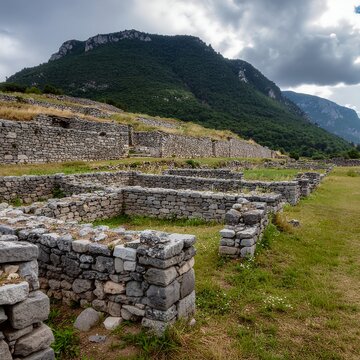 Ancient Ruins of Doclea - A Glimpse into Roman History in Montenegro.