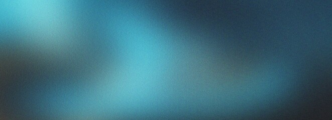 Obraz premium Abstract smooth bright blue gradient blurred background with light leaks and grain texture, minimal modern graphic design wallpaper or backdrop for product display