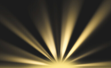 Overlay of warm and soft sunlight, sun rays on tasparing background..