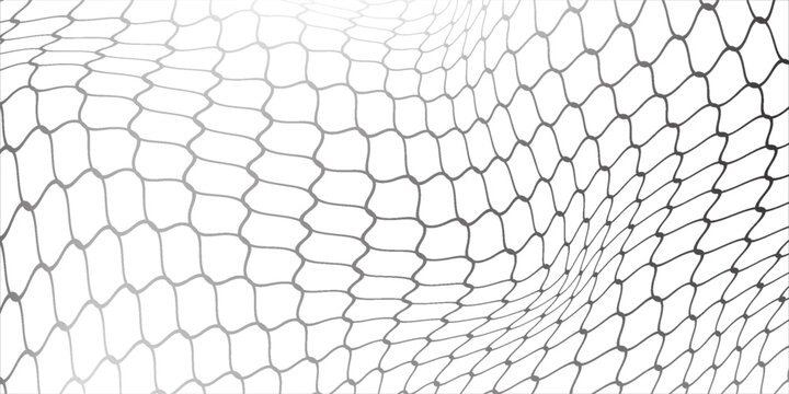 Curved net pattern. Seamless design for sportswear or equipment like soccer goals, volleyball nets, basketball hoops, hockey nets, and athletic gea