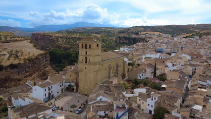 Obraz premium Church of Santa María de la Encarnación in Alhama de Granada Spain