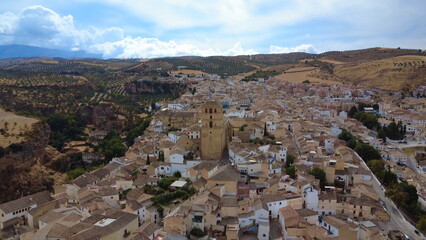 Obraz premium Church of Santa María de la Encarnación in Alhama de Granada Spain