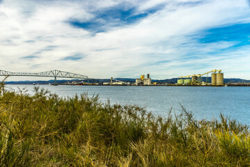 Fototapeta premium Rainier City in Columbia County, Oregon 