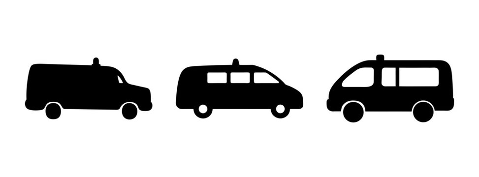 Find black van vector art: download three van silhouette images for graphic design projects now