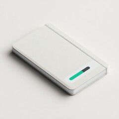 Minimalist Hardcover Notebook Mockup with Elastic Band and Bookmark Isolated on Clean Background , Modern Journal or Diary Template for Branding, Stationery Design, Writing, Planning, and Publishing