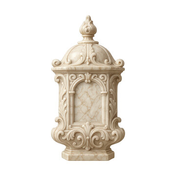 PNG Ornate marble urn illustration