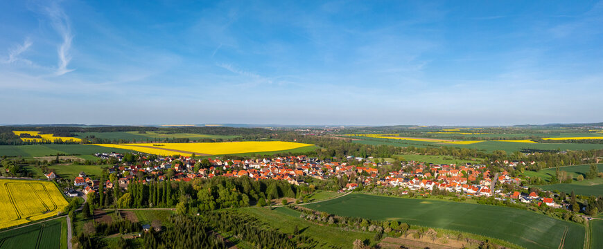 Luftbildaufnahme Westerhausen Harz