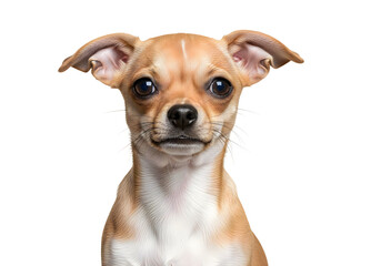 Obraz premium Cute brown chihuahua dog looking ahead