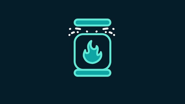 oil gas gasoline icons and signs collection on dark background