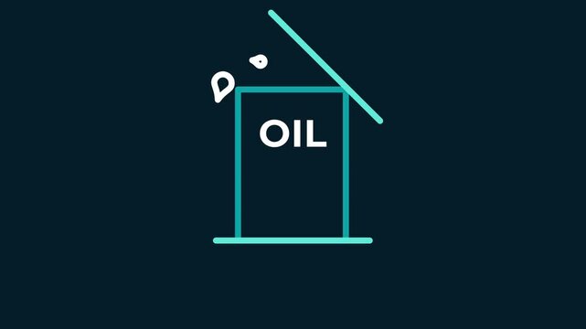 Stylized Oil Tank Icon Essential Gas and Gasoline Industry Signs