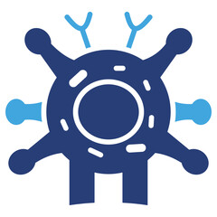 Fototapeta premium T Cell Two Color Icon