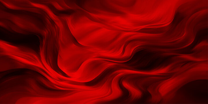 A luxury red silk and satin fabric background features smooth flowing waves and soft light textures to create a premium textile backdrop design with elegant motion curves