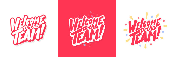 Welcome to the Team Hand Lettering Set