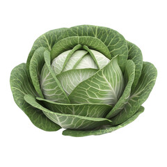 Fototapeta premium cabbage isolated on white background